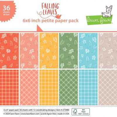 Lawn Fawn Designpapier Falling Leaves - Petite Pack